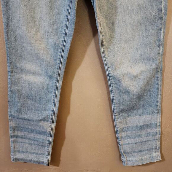 Gap 1969 Womens Always Skinny Jeans Size 30 Light Blue Mid Rise Stretch - Picture 5 of 12